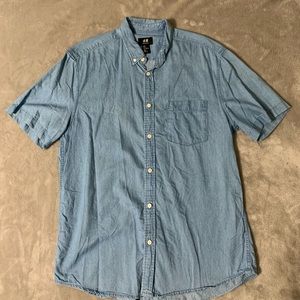 Blue H&M “denim” shirt